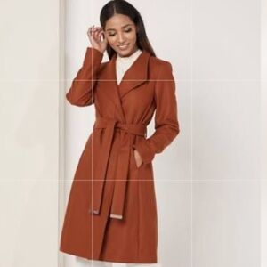 Ted Baker London Long Wrap Coat